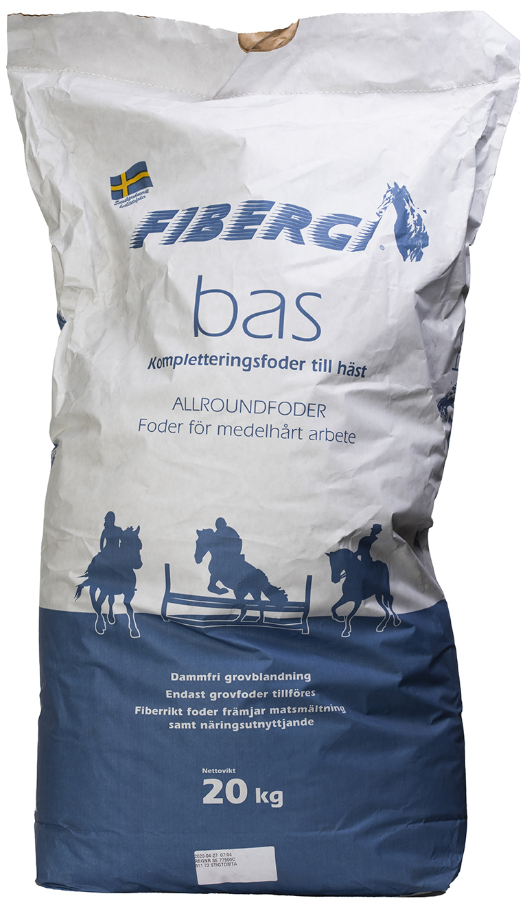 Fodersäck Fibergi Bas 20 kg