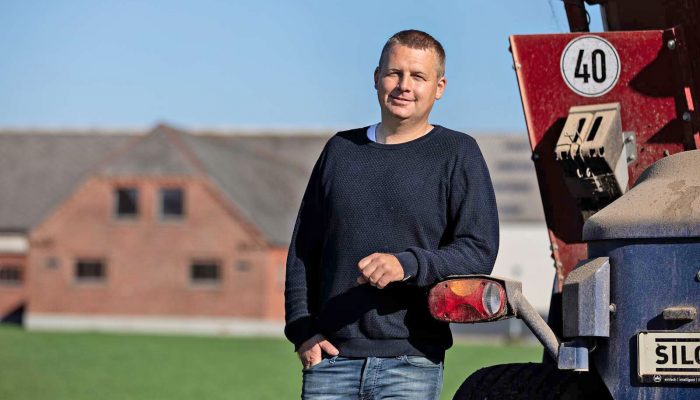 Thomas Høj Arnum, der har Højrupgaard i Outrup ved Varde. Thomas Høj Arnum, der har Højrupgaard i Outrup ved Varde.